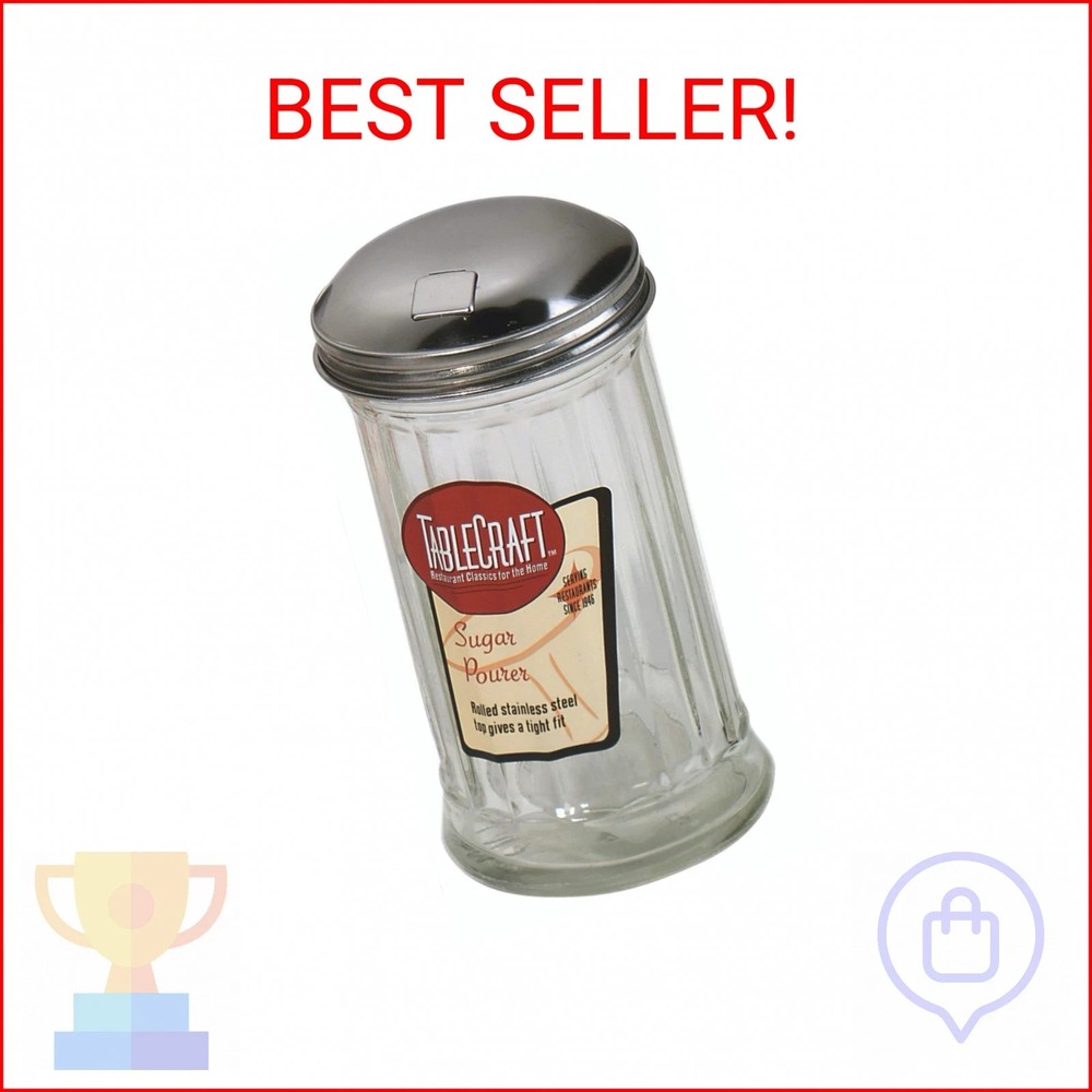 Tablecraft Sugar Pourer, 12 ounces, Clear