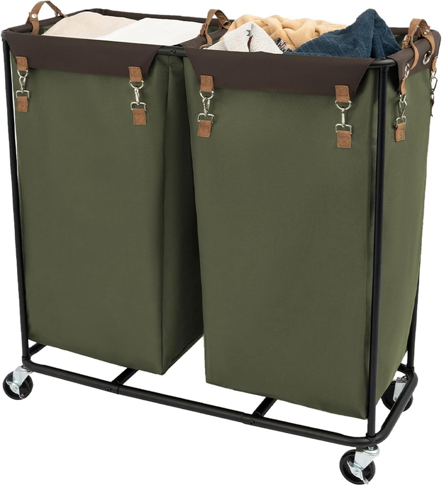 390L Extra Large Capacity Wheeled Laundry Basket