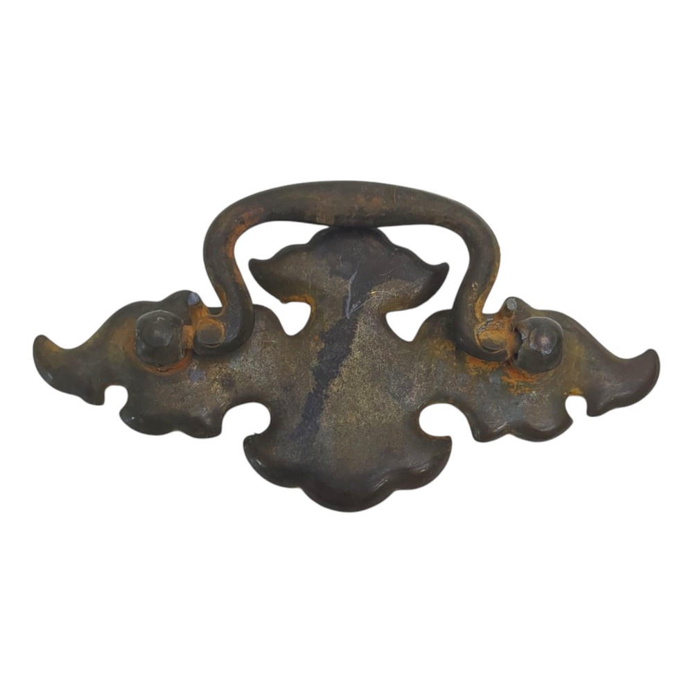 Vintage Brass Look Chippendale Batwing Drawer Pull Handles 2 1/2”