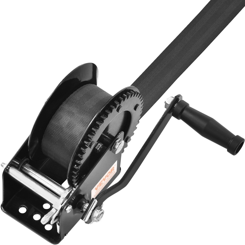 Hand Winch, 1600 lbs Pulling Capacity, Boat Trailer Winch Heavy Duty Rope