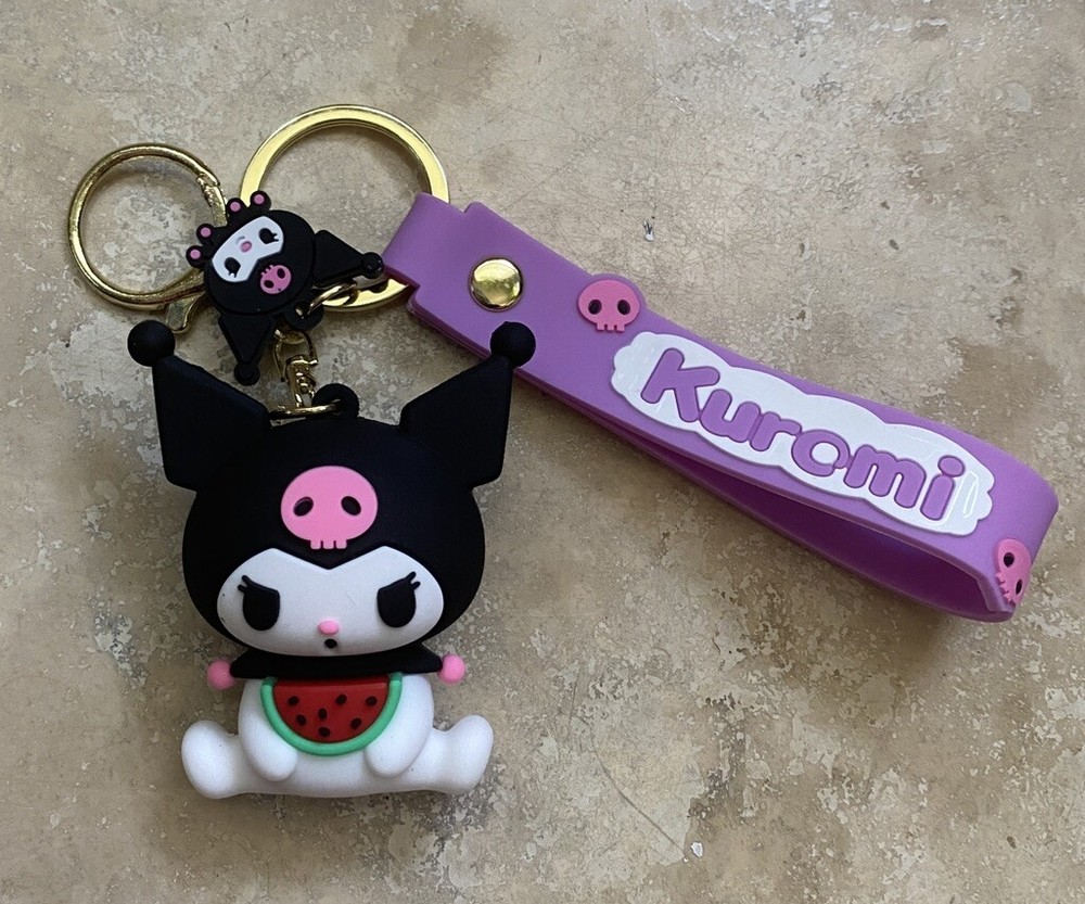 Kuromi Keychain - 3D Figure (SHIP FROM US)