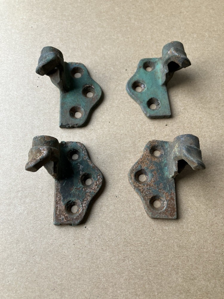 Antique Cast Iron Window Shutter Hardware Lot of 4