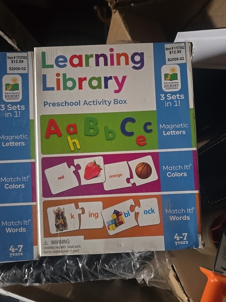 Learning Library Preschool Activity Box - New
