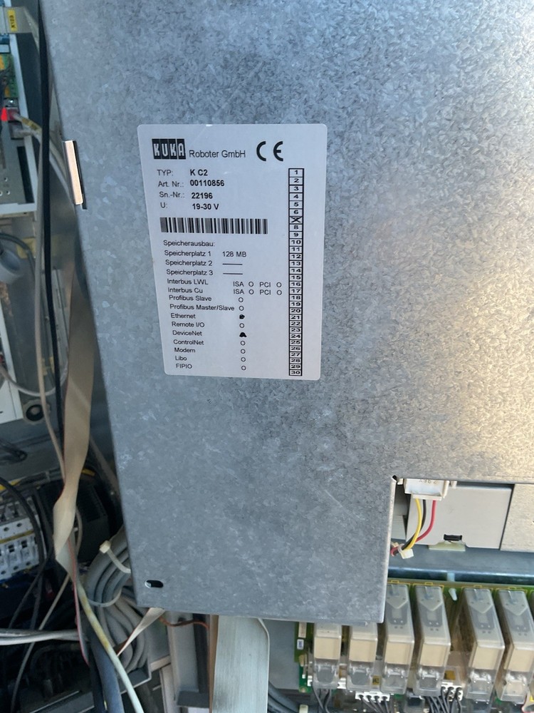 Kuka Roboter K C2 Robot Controller Computer 128MB 00110856 19-30V