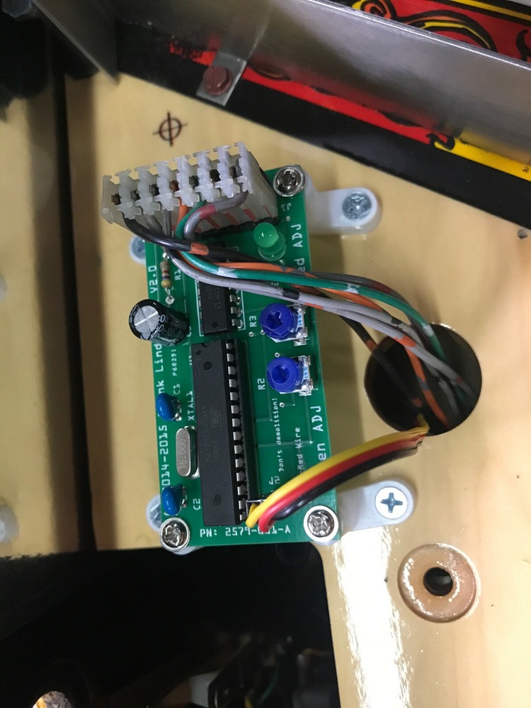 Data East "Tommy" Pinball blinders controller board *** SERVO NOT INCLUDED ***