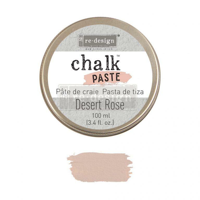 Desert Rose | Chalk Paste | Redesign with Prima | Stencil Paste Paint