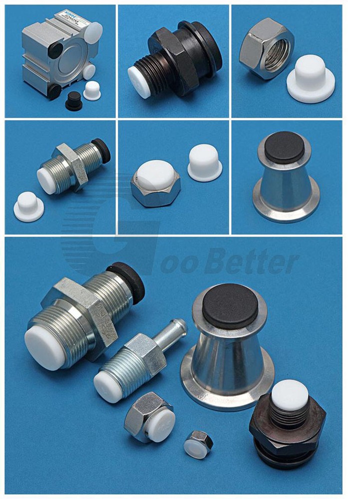 Black Solid Silicone Round Plug Blanking End Cap Stopper Pipe Seal Plug 3~15mm