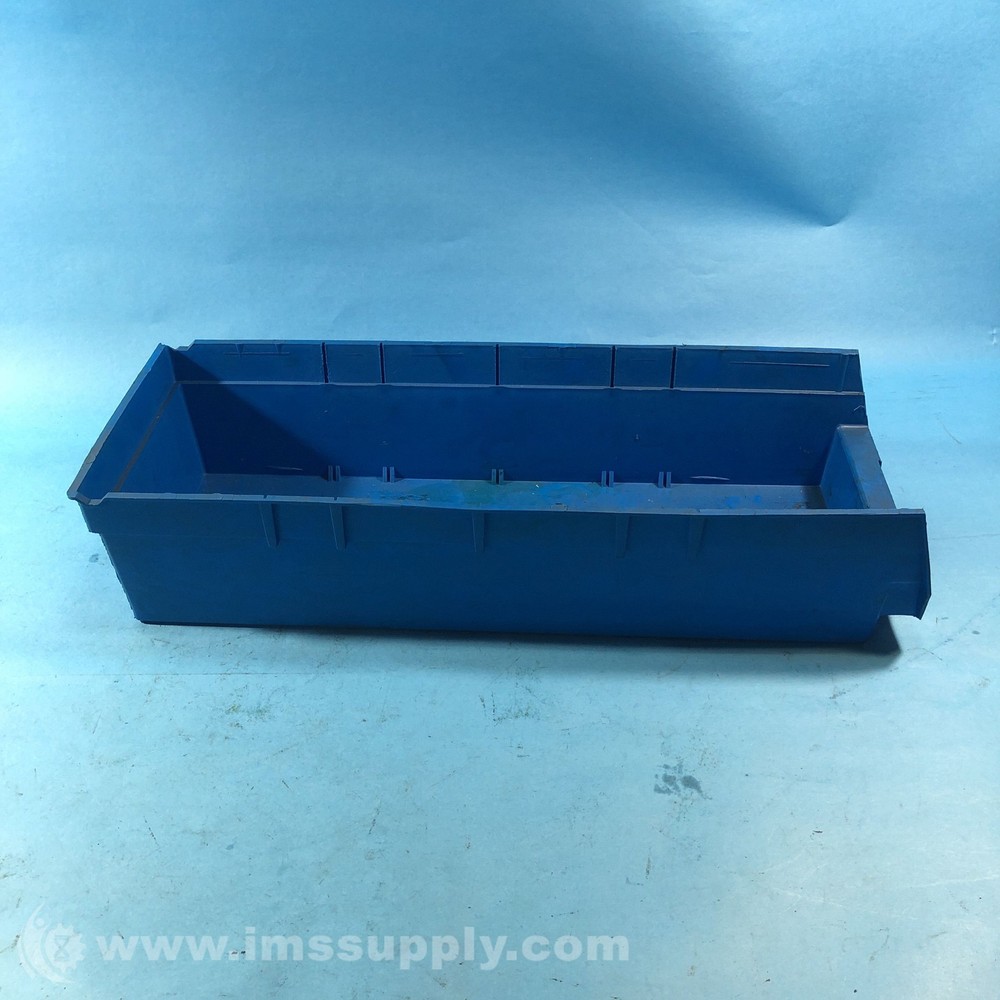 Gould Plastics B4 Blue Shelf Bin USIP