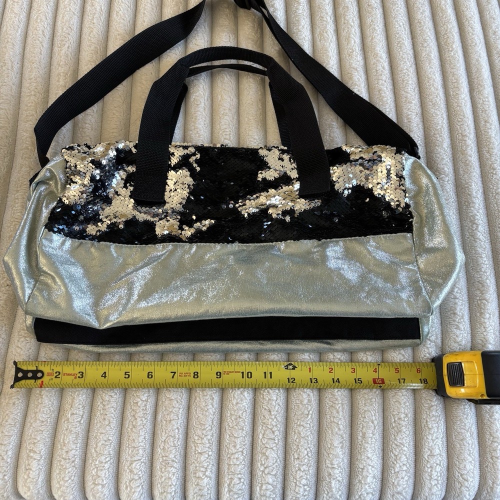 Justice Flip Sequin Duffel Bag Hoops