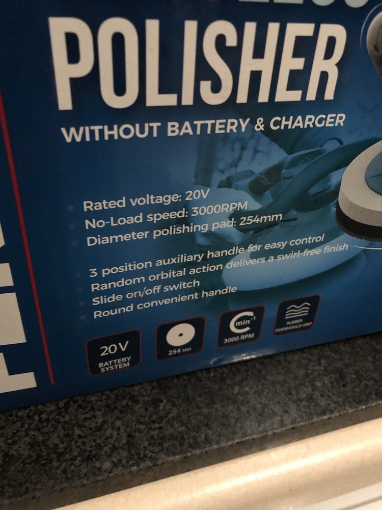 Cordless Polisher & Battery