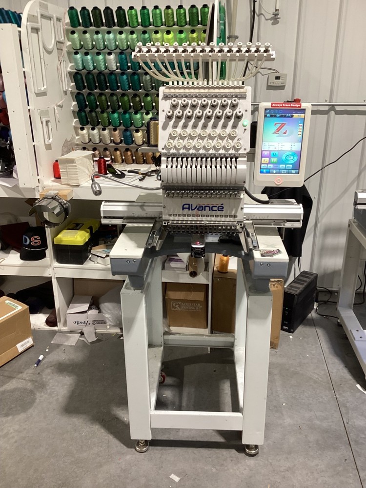 1501C Advance' Embroidery Machine with 15 Needles