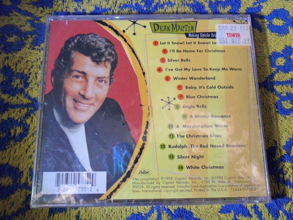 DEAN MARTIN MAKING SPIRITS BRIGHT CHRISTMAS CD - SEALED MINT