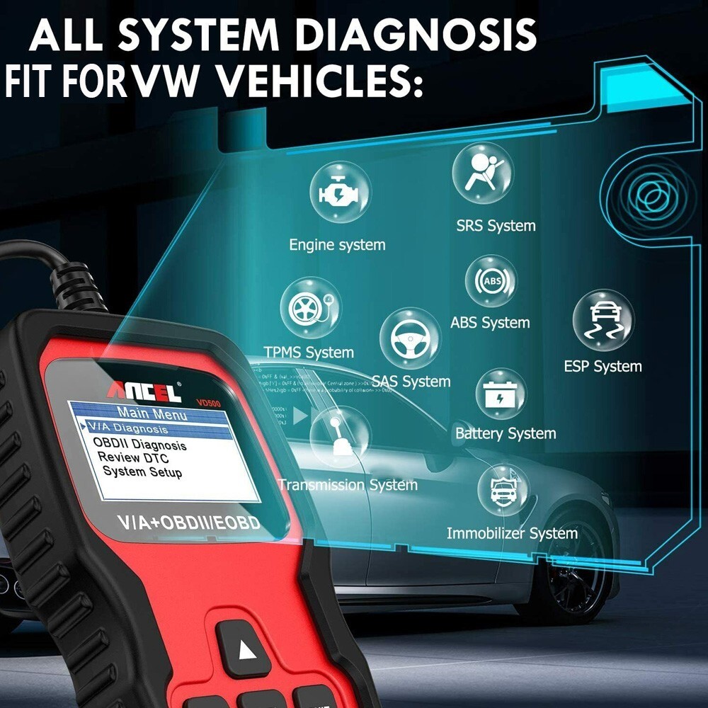 Fit For VW Audi Car Full System OBD2 Scanner Code Reader Scan Tool Oil EPB Reset
