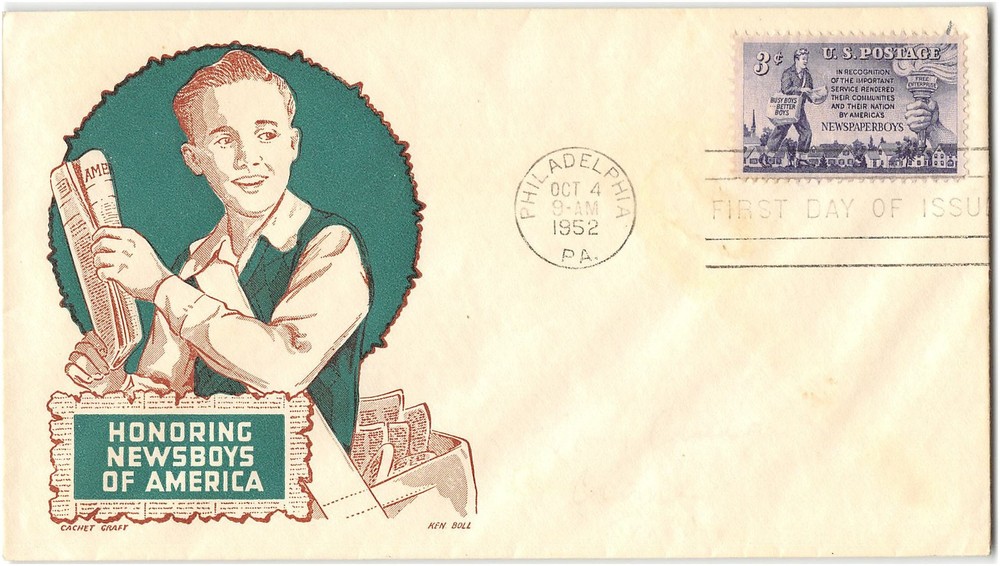 US #1015 First Day Cover (FDC), 1952