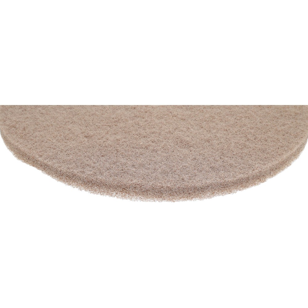 PRO SOURCE Cleaning/Buffing Floor Machine Pads: 5 Pack, Tan Fine Poly, 19" Diam