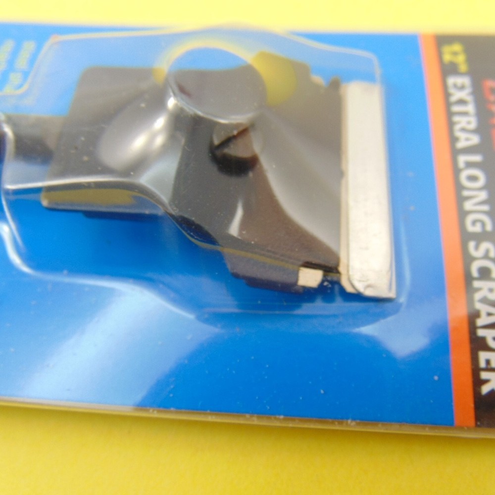 Extra Long Handle Scraper Razor Blade Holder Window Sticker Decal Removal Tool