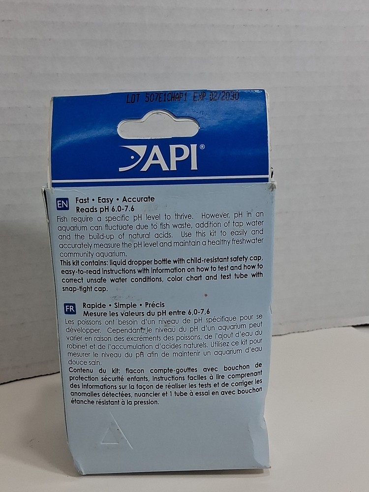 API PH Test Kit For Fresh Water New