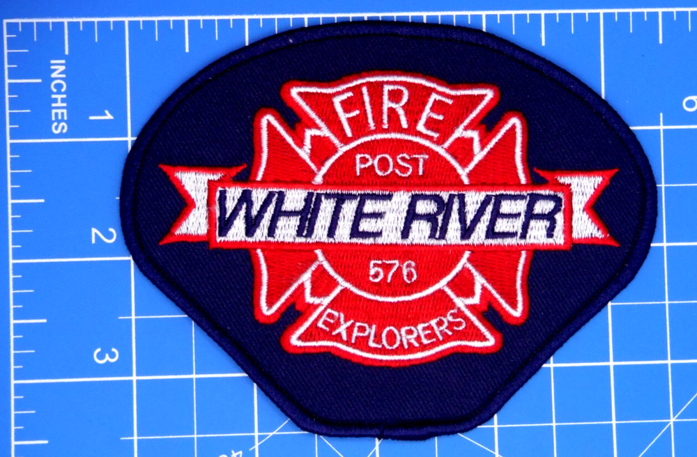White River  Washington Fire Dept Explores Post 576 patch-bin A