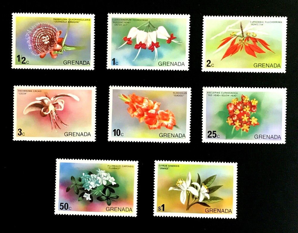 Grenada #612-19 Flowers - MNH
