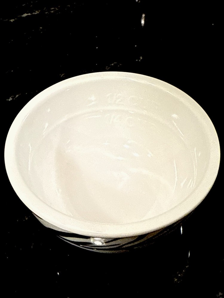 5 Nesting Melamine Bowls Baking Measuring Cups Zebra Print