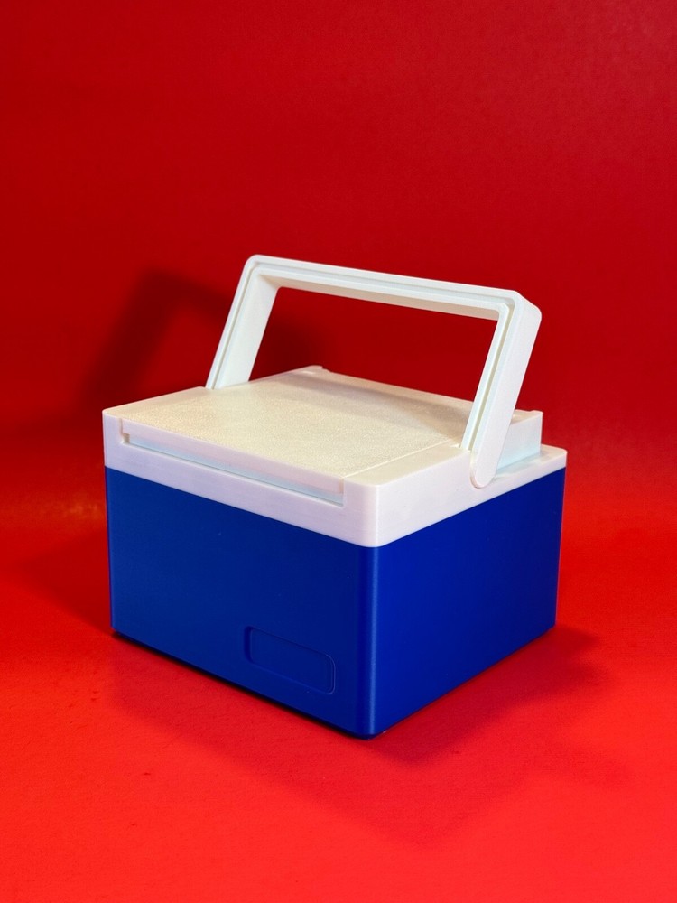 Blue Ice Cooler Deck Box For Magic The Gathering MTG EDH Commander Deck Box