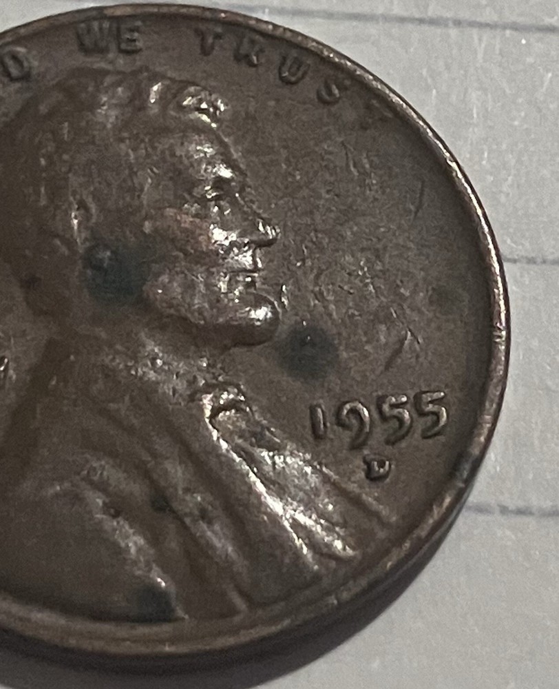 1955-D 1C BN Lincoln Cent