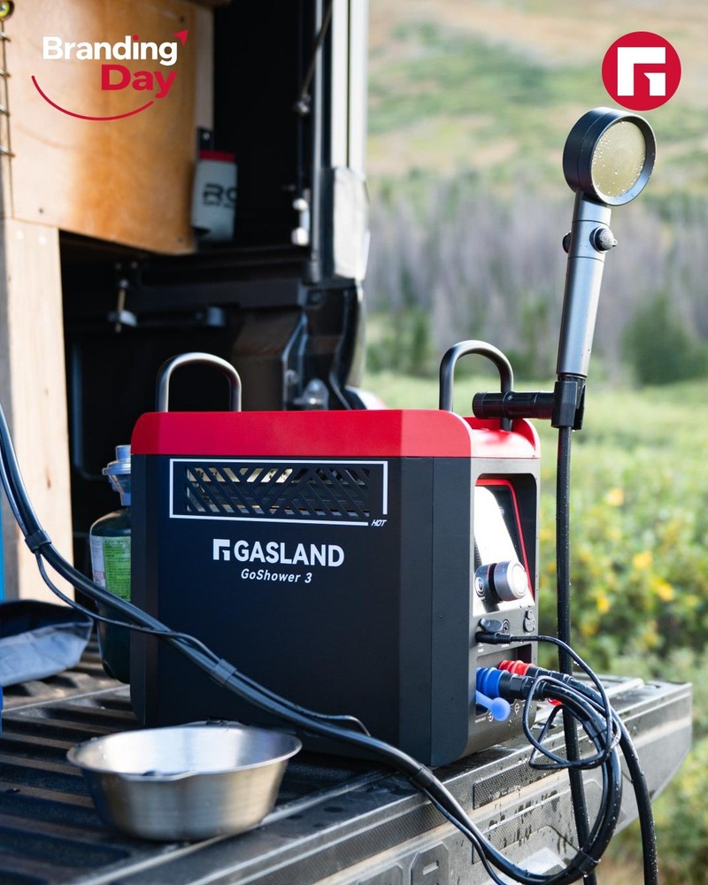 GASLAND G3 Pro 1 lb Propane Portable Water Heater Instant Hot Water Camp Shower