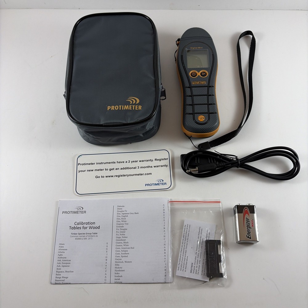 Protimeter Digital Mini BLD5702 Pin-Type Moisture Meter New