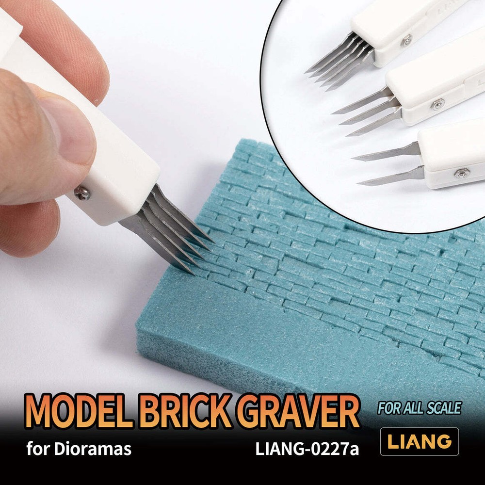 Liang Tools 1/35 Model Brick Graver for Bricks LIANG-0227a