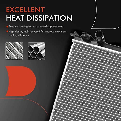 A-Premium Engine Coolant Radiator Compatible with Dodge Charger 2011-2021,