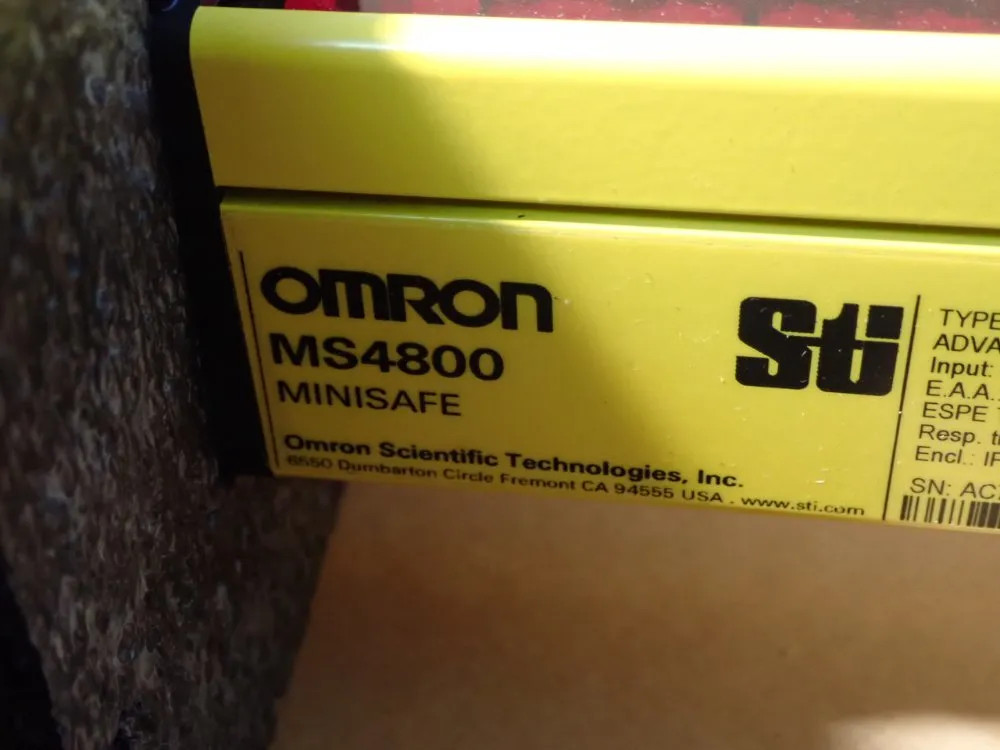 OMRON MS4800 MINISAFE LIGHT CURTAIN 03260220252