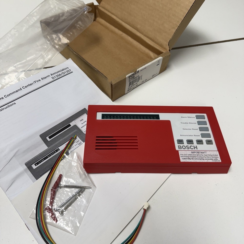 Bosch Radionics D1256 Alpha Numeric Keypad Security Fire Alarm System NOS