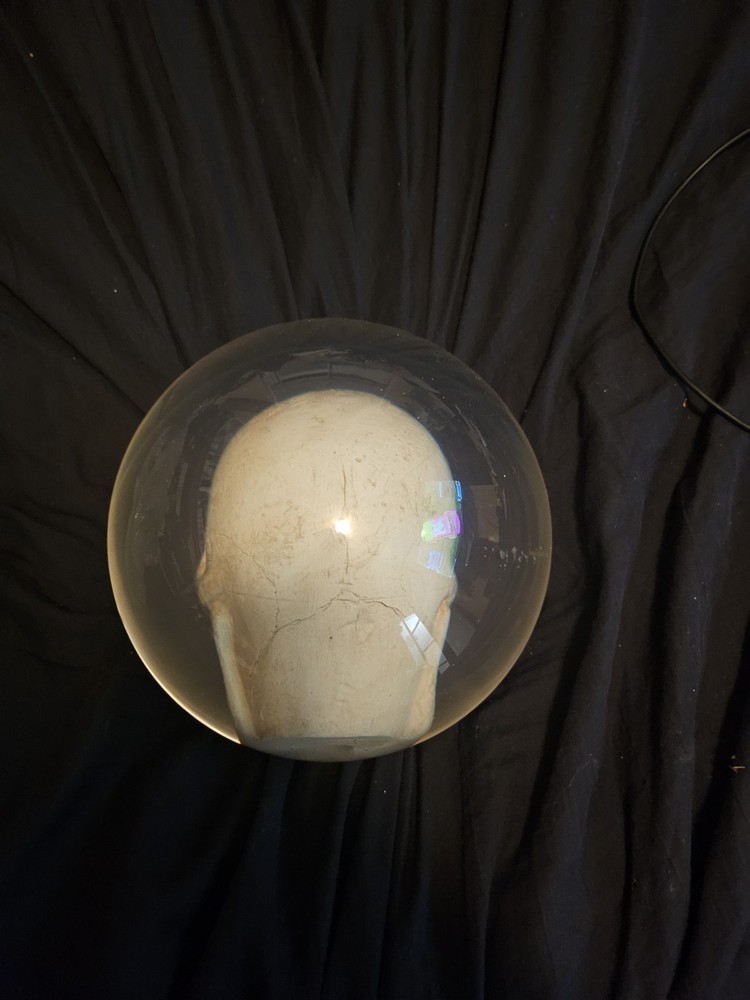 15lbs Clear Skull Bowling Ball