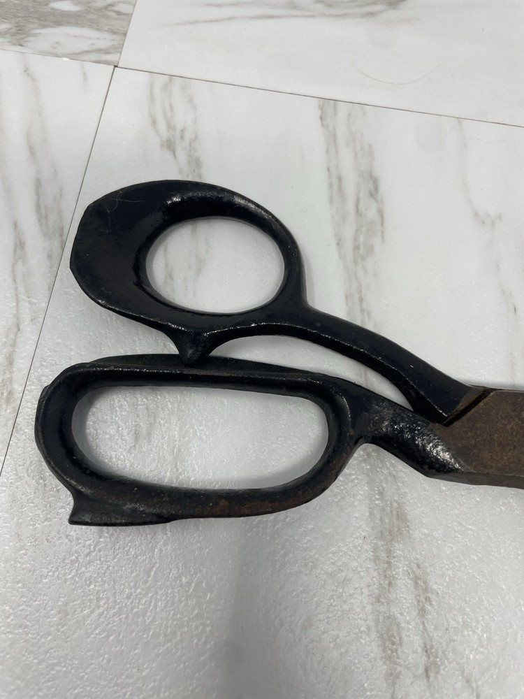 Vintage 10" Scissors marked FE1 Rough Condition