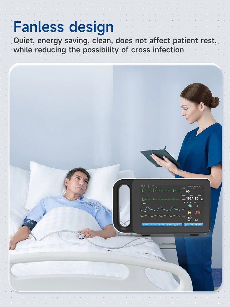 7-inch ColorTouch Screen Multi-parameter Patient Monitor