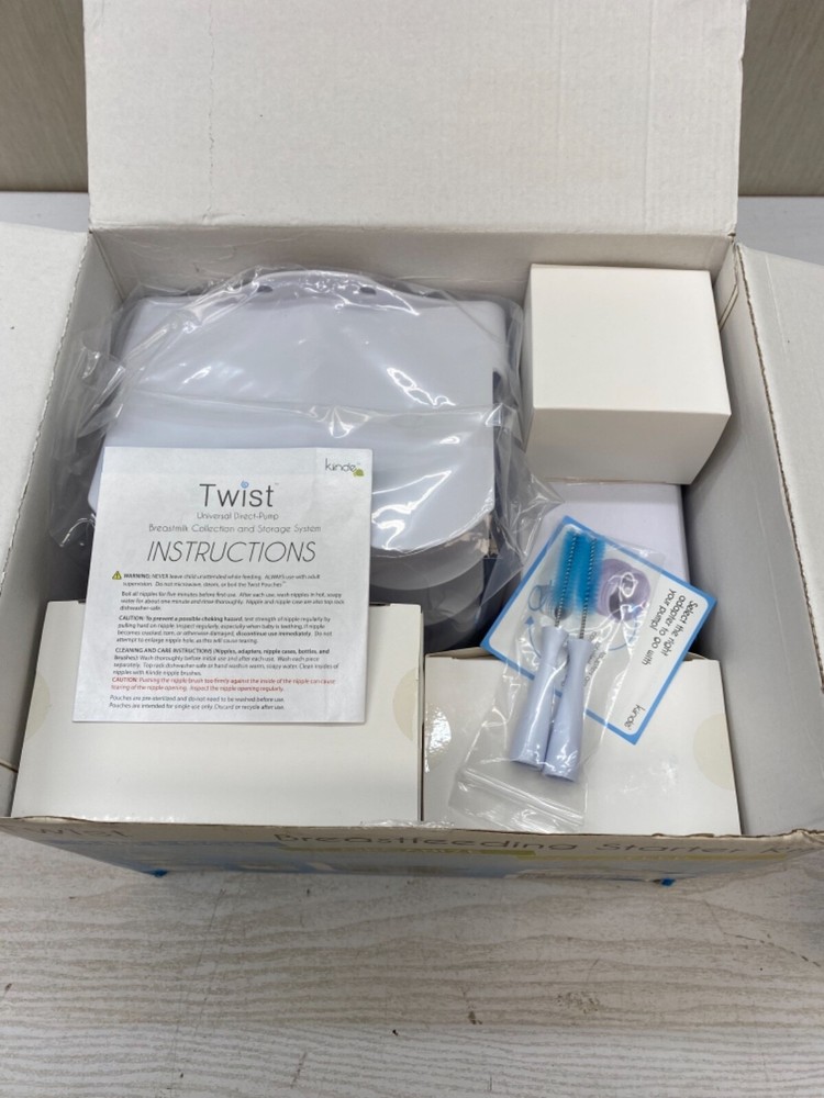 Open Box Kiinde Twist Direct Pump System Breastfeeding Starter Kit U3B