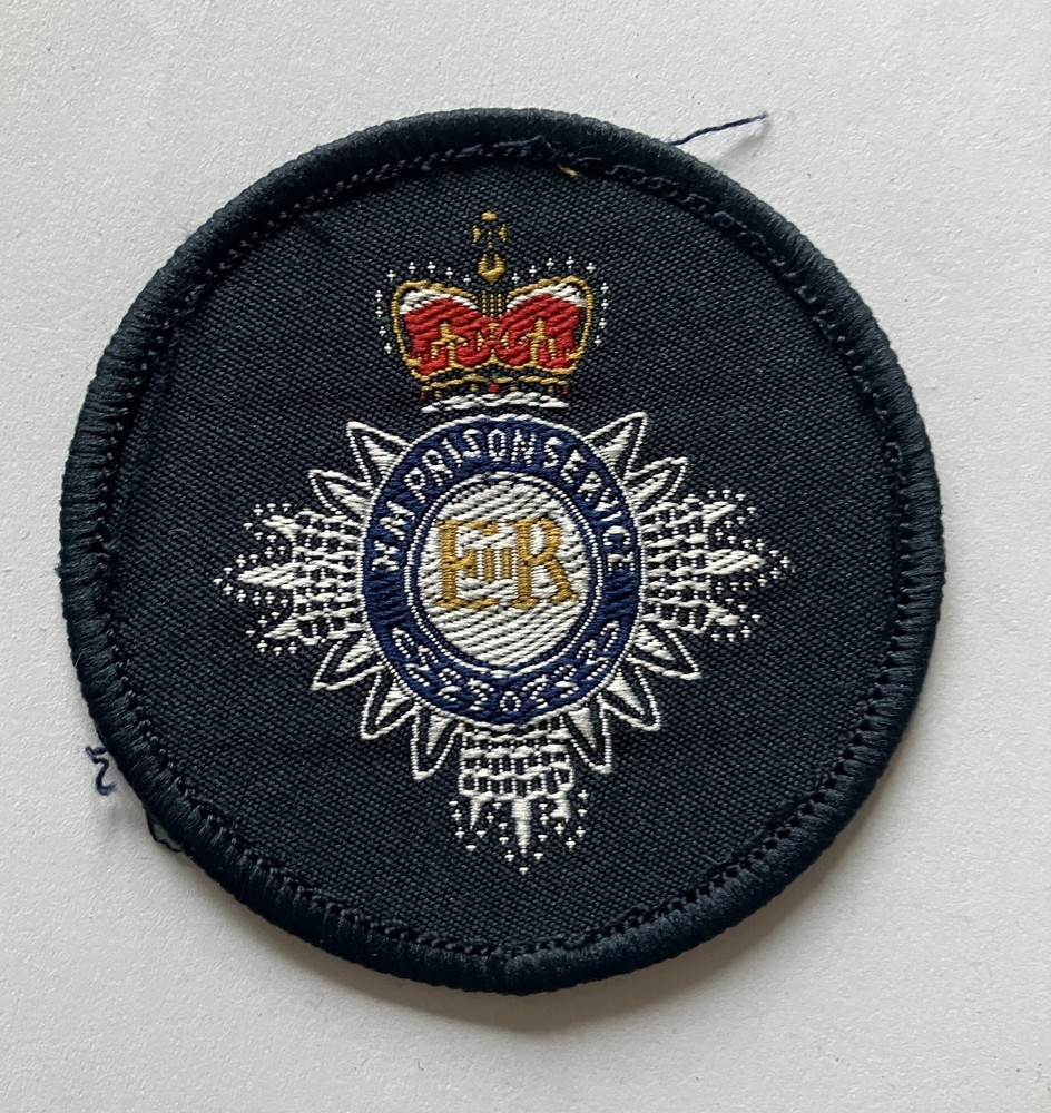 Obsolete British Prison Service 6cms wide ERII round patch