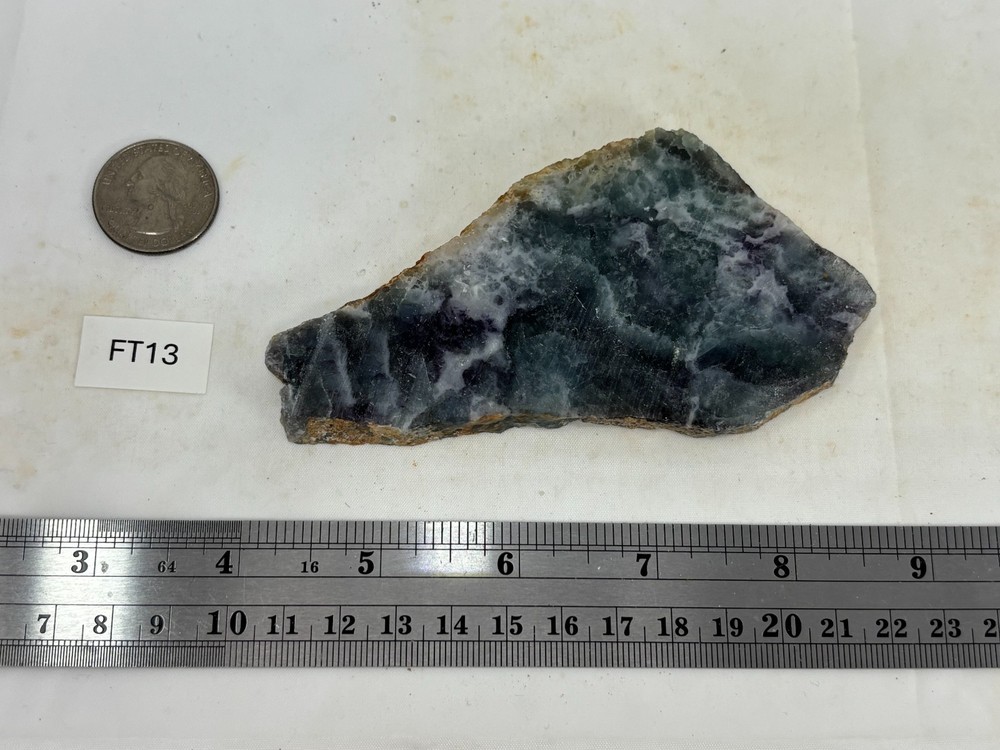 Fluorite slab Cabbing Lapidary Combo Ship Avail