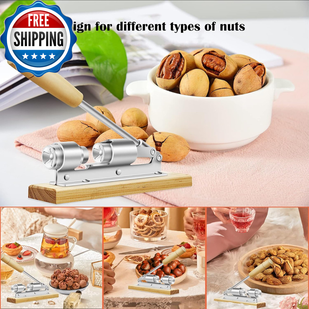 Nutcrackers for Nuts Nut Crackers for Pecans Heavy Duty Nut Cracking Tools...