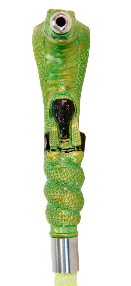 72 Inches Long Leather Wrapped Cobra Handle Hose
