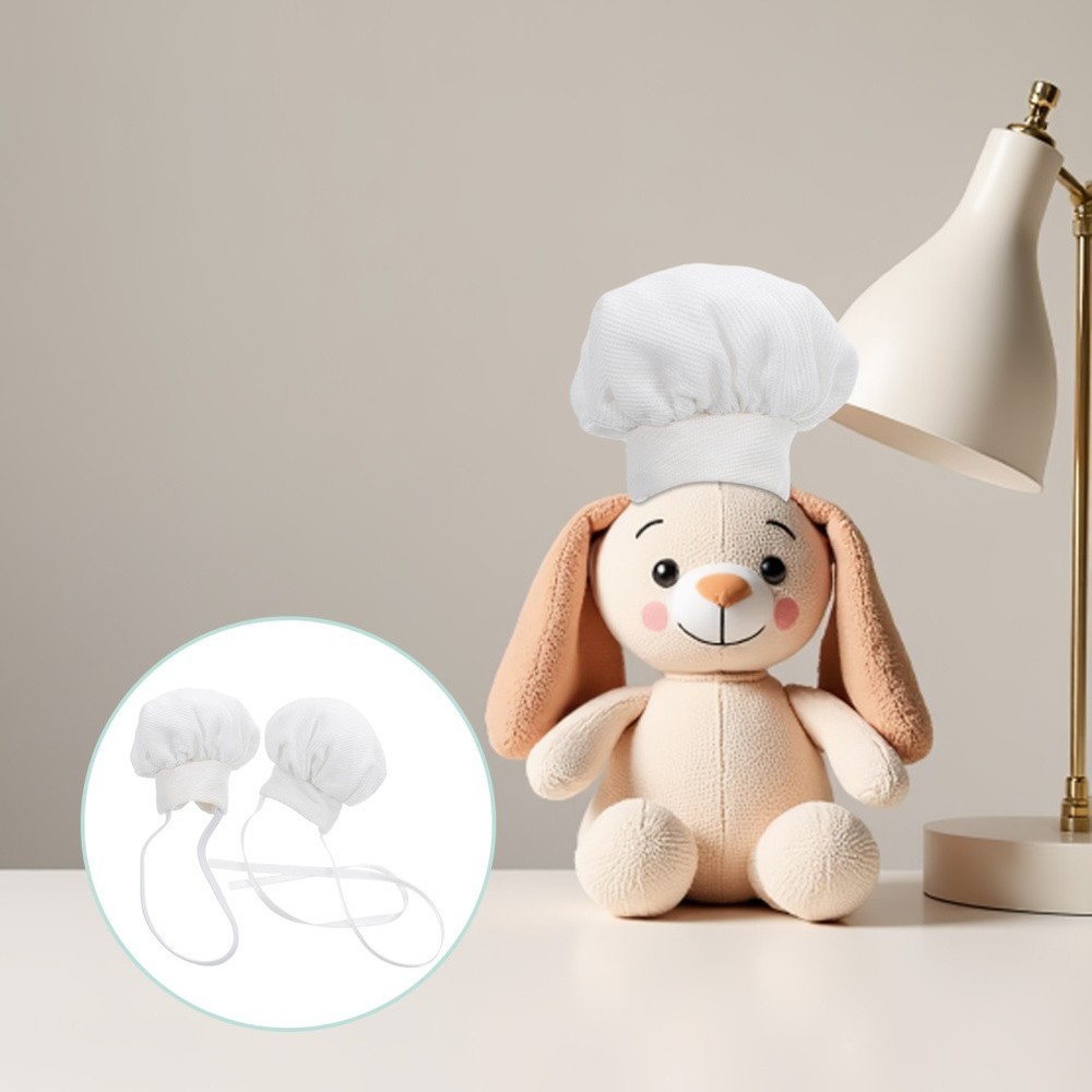 2 Pcs Miniature Hats for Doll Small Decorative Kitchen Cooking Tiny