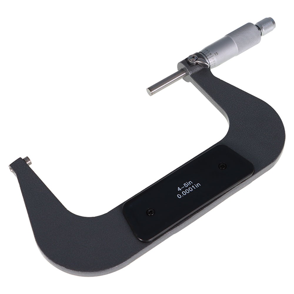 4-5" 0.0001" Outside Micrometer Carbide Tipped Precision Micrometer