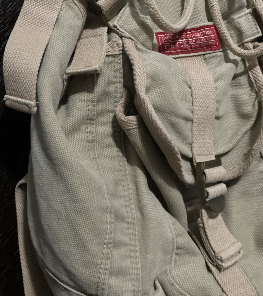 Army Back Pack Duffle Bag Compartments Straps