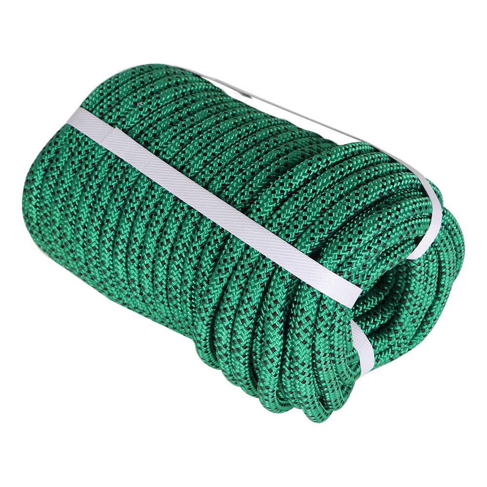 LABLT 3/8" × 100' Rope Braided Polyest Rope 3520Lbs Rope High Pulling