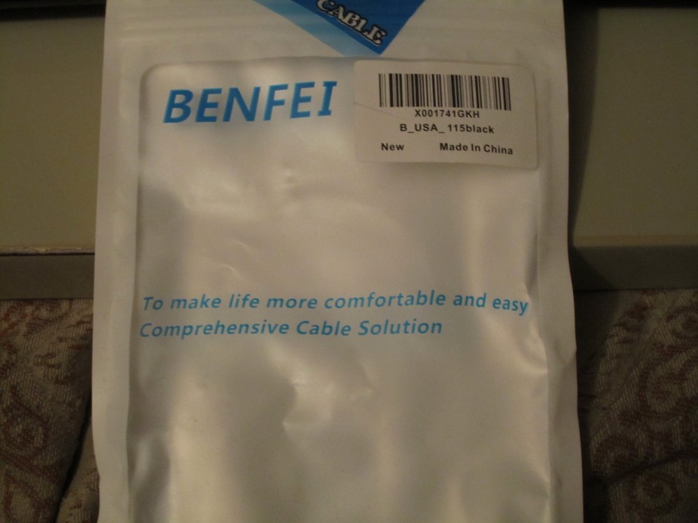 BENFEI DISPLAYPORT DP TO DVI ADAPTER CABLE - NEW