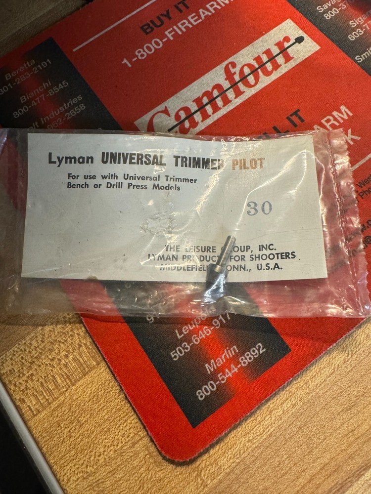 Lyman Universal Trimmer Pilot #30