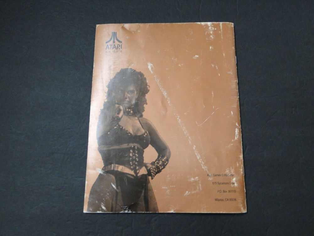 Vintage 1990 Atari: Pit-Fighter Arcade Operator's Manual