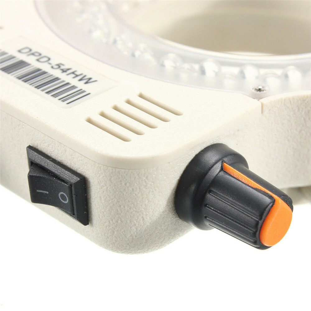 56 LED Adjustable Bright Ring Light illuminator Lamp For Stereo Zoom Microscope