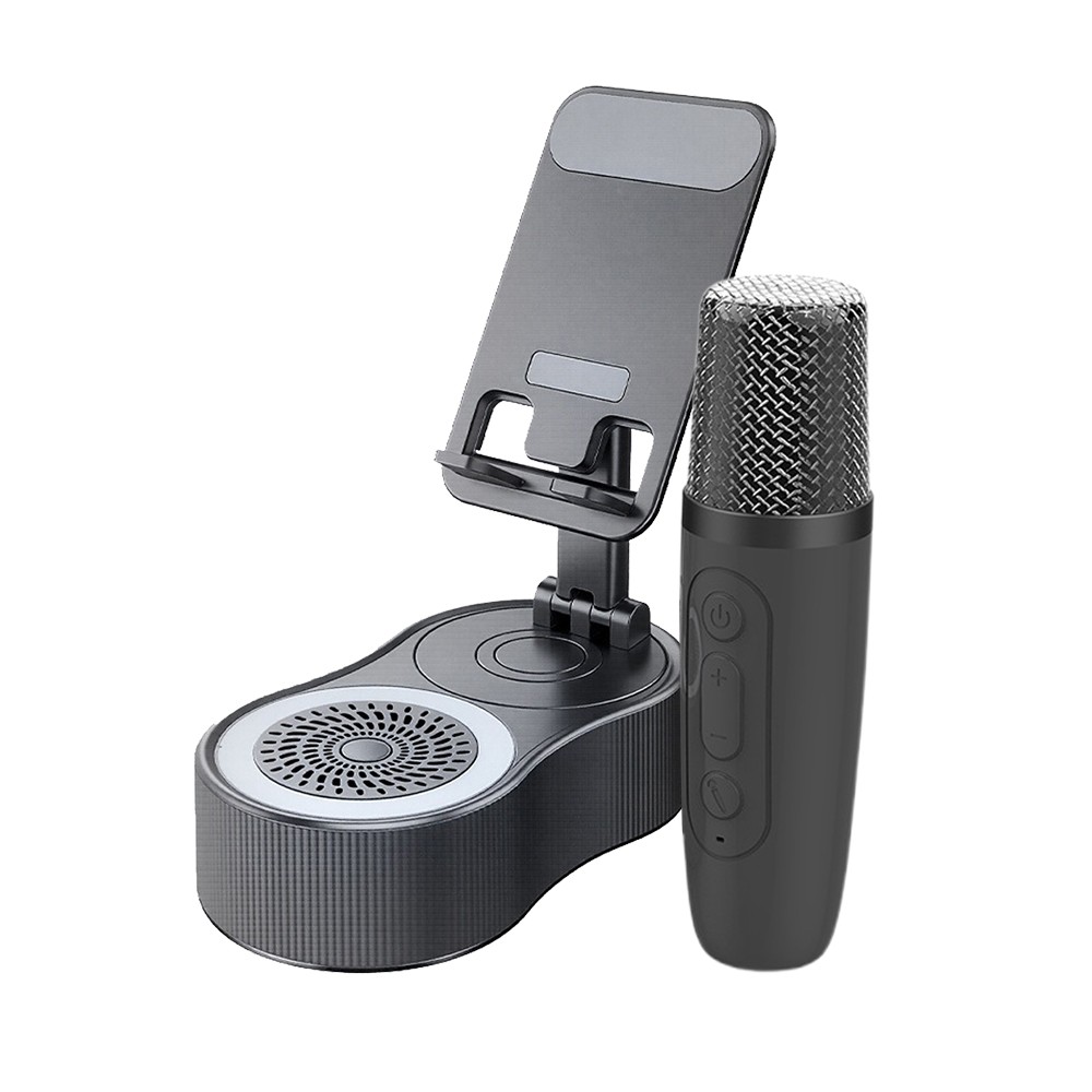 5-In-1 Bluetooth Multi-Functional Mobile Phone Audio Stand With Microphone AGD