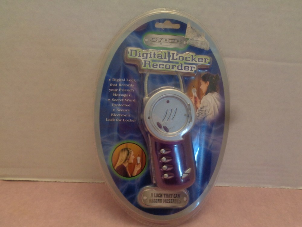 CYBER DIGITAL LOCKER RECORDER LOCK THAT CAN RECORD MESSAGES SECURE LOCK